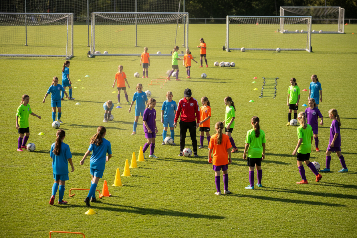 Mädchencamp Fussball